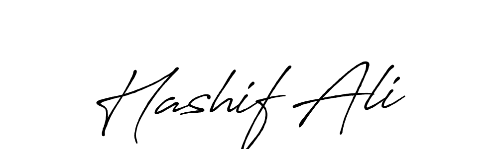 Design your own signature with our free online signature maker. With this signature software, you can create a handwritten (Antro_Vectra_Bolder) signature for name Hashif Ali. Hashif Ali signature style 7 images and pictures png