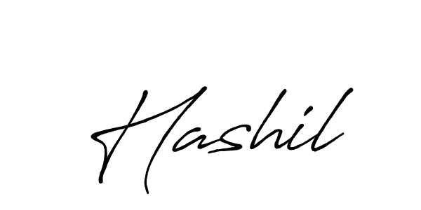 Also we have Hashil name is the best signature style. Create professional handwritten signature collection using Antro_Vectra_Bolder autograph style. Hashil signature style 7 images and pictures png