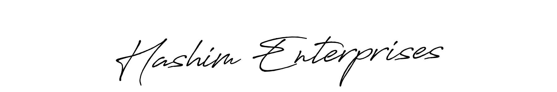 Design your own signature with our free online signature maker. With this signature software, you can create a handwritten (Antro_Vectra_Bolder) signature for name Hashim Enterprises. Hashim Enterprises signature style 7 images and pictures png