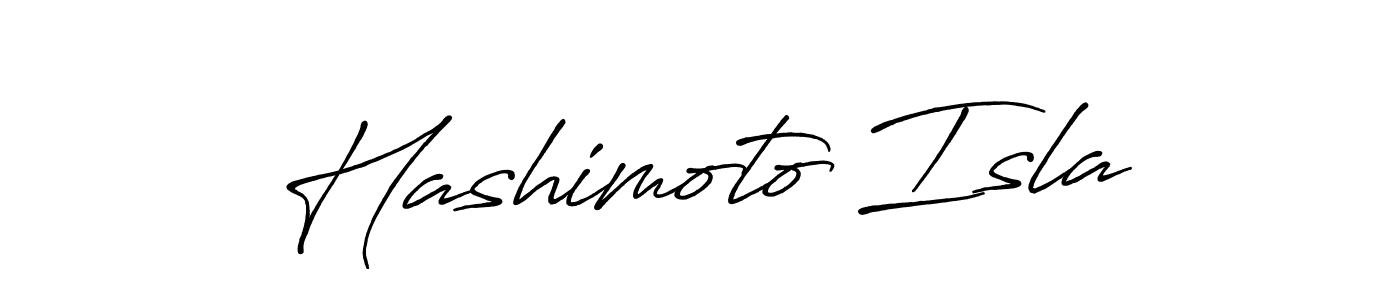 You can use this online signature creator to create a handwritten signature for the name Hashimoto Isla. This is the best online autograph maker. Hashimoto Isla signature style 7 images and pictures png