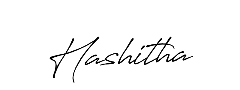 Use a signature maker to create a handwritten signature online. With this signature software, you can design (Antro_Vectra_Bolder) your own signature for name Hashitha. Hashitha signature style 7 images and pictures png