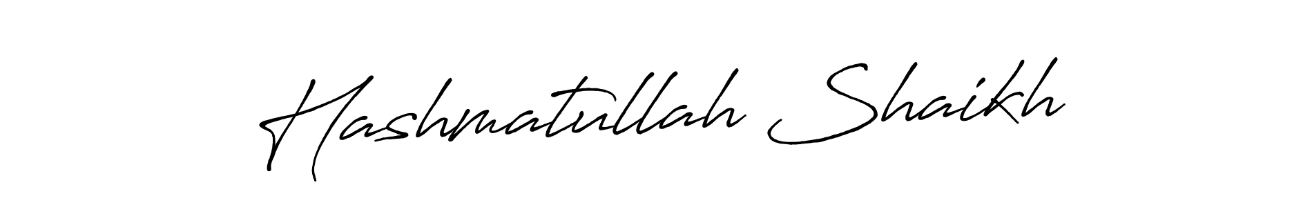 Design your own signature with our free online signature maker. With this signature software, you can create a handwritten (Antro_Vectra_Bolder) signature for name Hashmatullah Shaikh. Hashmatullah Shaikh signature style 7 images and pictures png