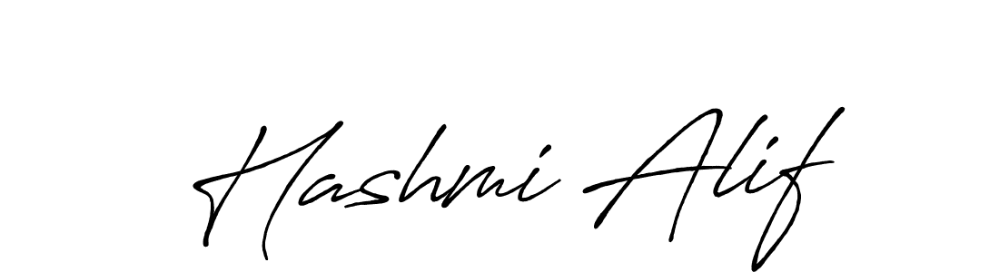 Hashmi Alif stylish signature style. Best Handwritten Sign (Antro_Vectra_Bolder) for my name. Handwritten Signature Collection Ideas for my name Hashmi Alif. Hashmi Alif signature style 7 images and pictures png