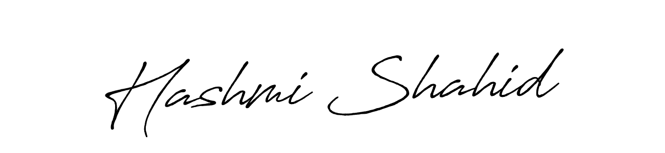 Similarly Antro_Vectra_Bolder is the best handwritten signature design. Signature creator online .You can use it as an online autograph creator for name Hashmi Shahid. Hashmi Shahid signature style 7 images and pictures png