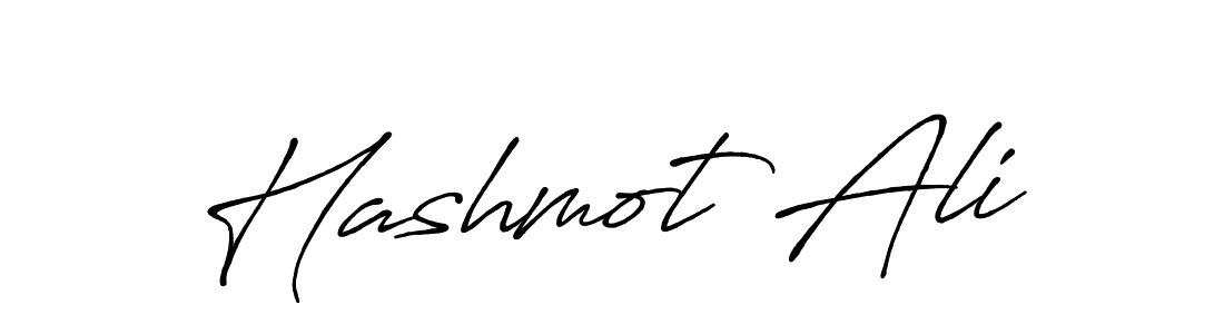 How to make Hashmot Ali name signature. Use Antro_Vectra_Bolder style for creating short signs online. This is the latest handwritten sign. Hashmot Ali signature style 7 images and pictures png