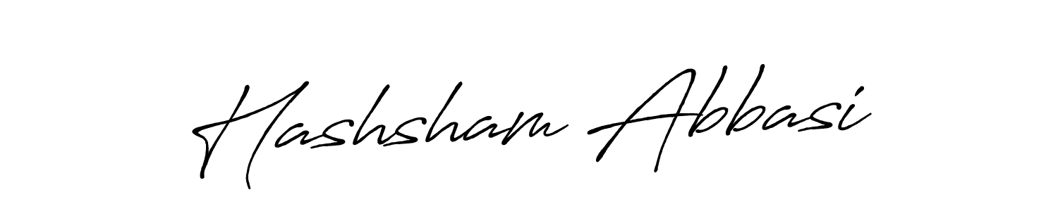 Use a signature maker to create a handwritten signature online. With this signature software, you can design (Antro_Vectra_Bolder) your own signature for name Hashsham Abbasi. Hashsham Abbasi signature style 7 images and pictures png