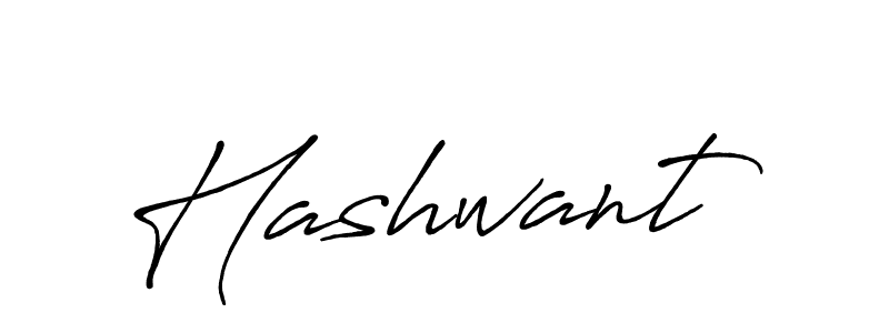 Also we have Hashwant name is the best signature style. Create professional handwritten signature collection using Antro_Vectra_Bolder autograph style. Hashwant signature style 7 images and pictures png