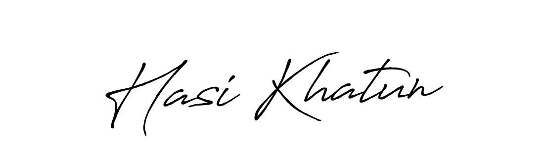 Hasi Khatun stylish signature style. Best Handwritten Sign (Antro_Vectra_Bolder) for my name. Handwritten Signature Collection Ideas for my name Hasi Khatun. Hasi Khatun signature style 7 images and pictures png