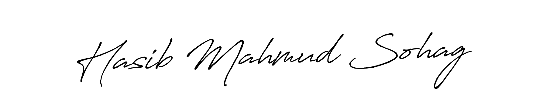 Use a signature maker to create a handwritten signature online. With this signature software, you can design (Antro_Vectra_Bolder) your own signature for name Hasib Mahmud Sohag. Hasib Mahmud Sohag signature style 7 images and pictures png