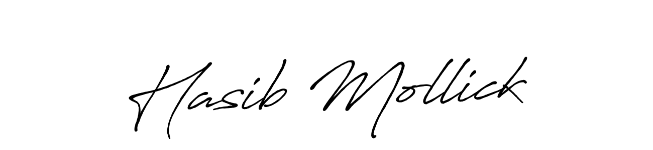 Design your own signature with our free online signature maker. With this signature software, you can create a handwritten (Antro_Vectra_Bolder) signature for name Hasib Mollick. Hasib Mollick signature style 7 images and pictures png