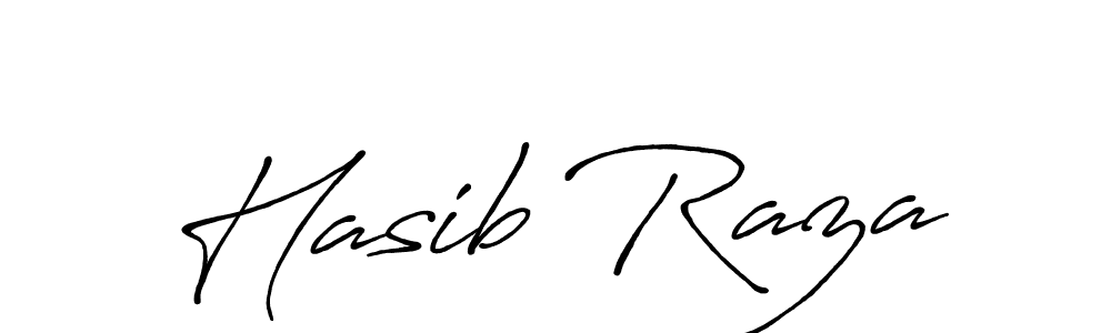 Hasib Raza stylish signature style. Best Handwritten Sign (Antro_Vectra_Bolder) for my name. Handwritten Signature Collection Ideas for my name Hasib Raza. Hasib Raza signature style 7 images and pictures png