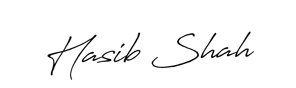 if you are searching for the best signature style for your name Hasib Shah. so please give up your signature search. here we have designed multiple signature styles  using Antro_Vectra_Bolder. Hasib Shah signature style 7 images and pictures png