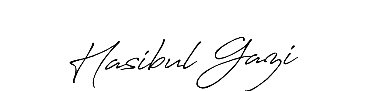 Design your own signature with our free online signature maker. With this signature software, you can create a handwritten (Antro_Vectra_Bolder) signature for name Hasibul Gazi. Hasibul Gazi signature style 7 images and pictures png