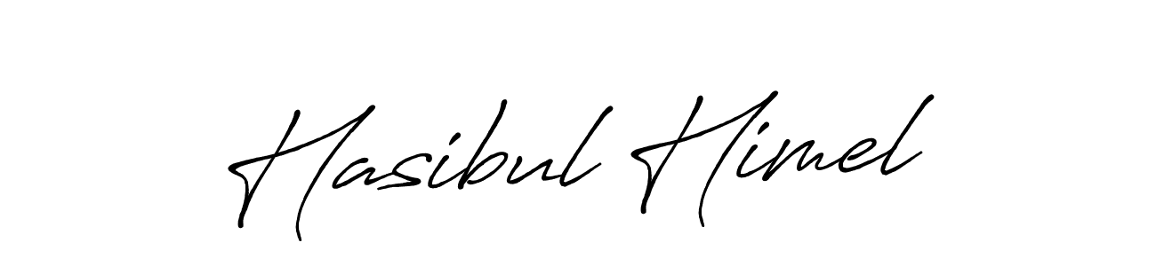 Create a beautiful signature design for name Hasibul Himel. With this signature (Antro_Vectra_Bolder) fonts, you can make a handwritten signature for free. Hasibul Himel signature style 7 images and pictures png