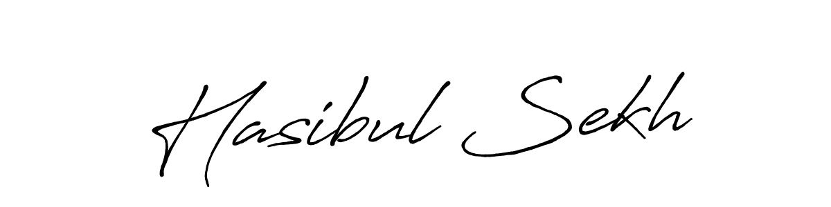 Create a beautiful signature design for name Hasibul Sekh. With this signature (Antro_Vectra_Bolder) fonts, you can make a handwritten signature for free. Hasibul Sekh signature style 7 images and pictures png