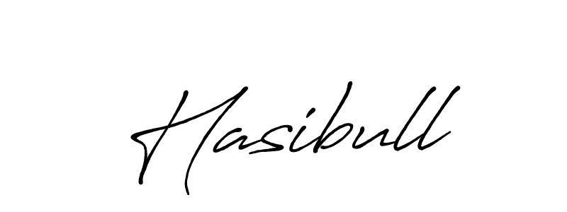 Create a beautiful signature design for name Hasibull. With this signature (Antro_Vectra_Bolder) fonts, you can make a handwritten signature for free. Hasibull signature style 7 images and pictures png