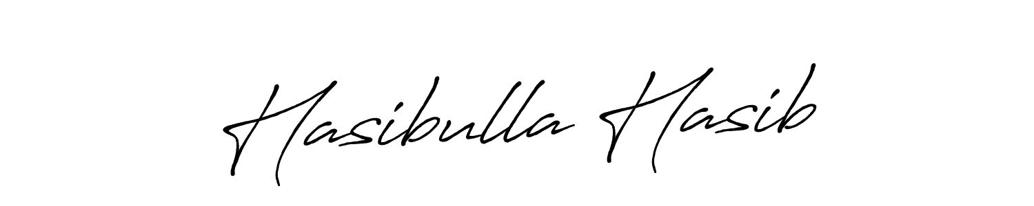 Hasibulla Hasib stylish signature style. Best Handwritten Sign (Antro_Vectra_Bolder) for my name. Handwritten Signature Collection Ideas for my name Hasibulla Hasib. Hasibulla Hasib signature style 7 images and pictures png