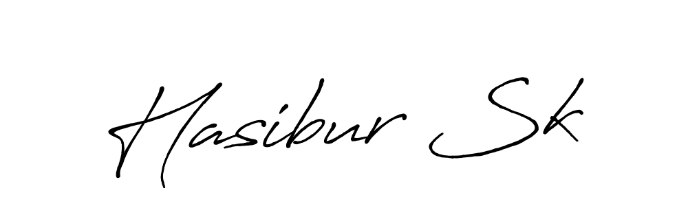 How to make Hasibur Sk name signature. Use Antro_Vectra_Bolder style for creating short signs online. This is the latest handwritten sign. Hasibur Sk signature style 7 images and pictures png