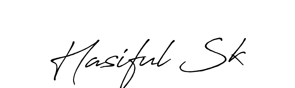 Also we have Hasiful Sk name is the best signature style. Create professional handwritten signature collection using Antro_Vectra_Bolder autograph style. Hasiful Sk signature style 7 images and pictures png