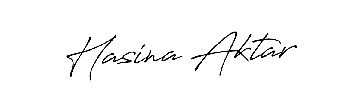 How to make Hasina Aktar signature? Antro_Vectra_Bolder is a professional autograph style. Create handwritten signature for Hasina Aktar name. Hasina Aktar signature style 7 images and pictures png