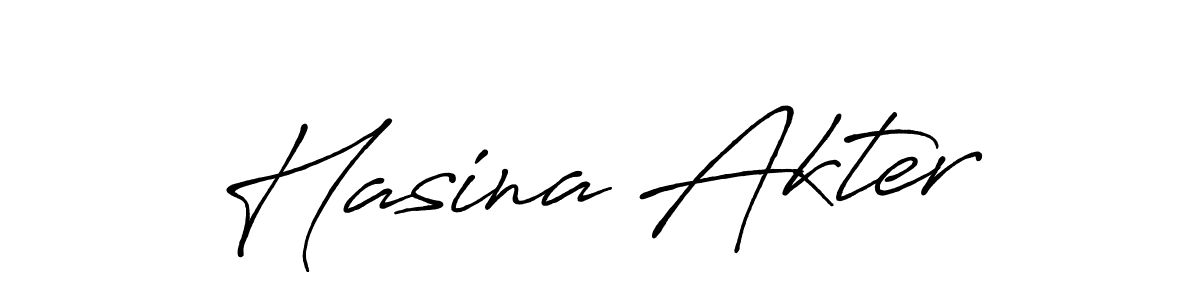 Make a beautiful signature design for name Hasina Akter. Use this online signature maker to create a handwritten signature for free. Hasina Akter signature style 7 images and pictures png