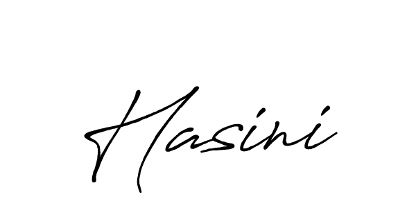 Design your own signature with our free online signature maker. With this signature software, you can create a handwritten (Antro_Vectra_Bolder) signature for name Hasini. Hasini signature style 7 images and pictures png