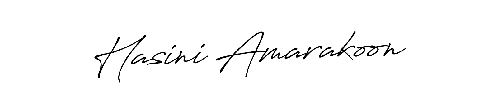 Use a signature maker to create a handwritten signature online. With this signature software, you can design (Antro_Vectra_Bolder) your own signature for name Hasini Amarakoon. Hasini Amarakoon signature style 7 images and pictures png