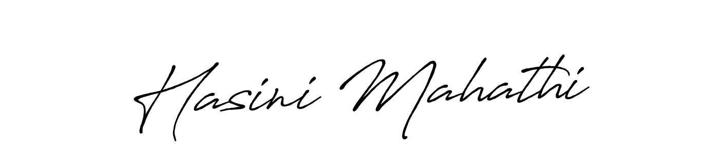 Once you've used our free online signature maker to create your best signature Antro_Vectra_Bolder style, it's time to enjoy all of the benefits that Hasini Mahathi name signing documents. Hasini Mahathi signature style 7 images and pictures png