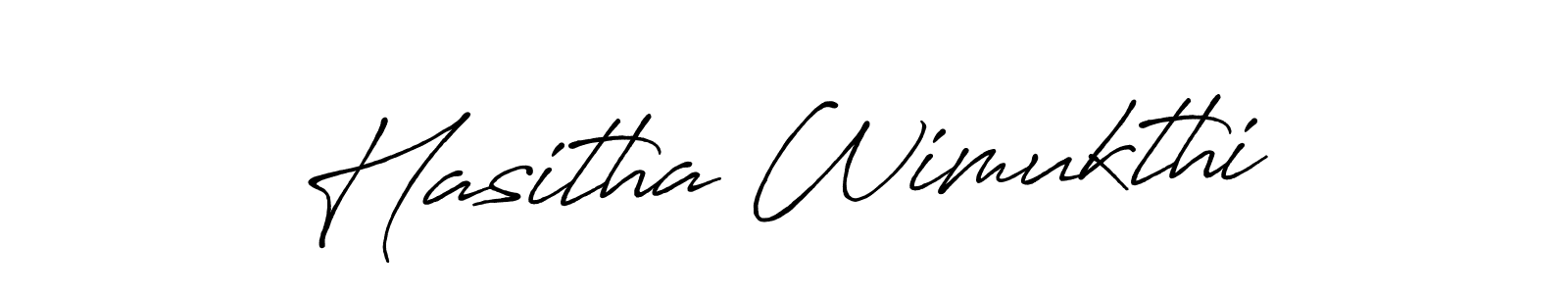 Make a beautiful signature design for name Hasitha Wimukthi. With this signature (Antro_Vectra_Bolder) style, you can create a handwritten signature for free. Hasitha Wimukthi signature style 7 images and pictures png