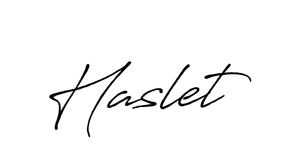 Also You can easily find your signature by using the search form. We will create Haslet name handwritten signature images for you free of cost using Antro_Vectra_Bolder sign style. Haslet signature style 7 images and pictures png