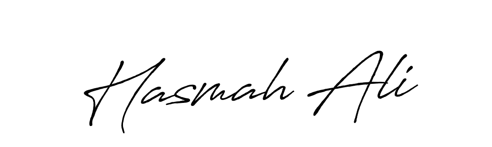 How to make Hasmah Ali signature? Antro_Vectra_Bolder is a professional autograph style. Create handwritten signature for Hasmah Ali name. Hasmah Ali signature style 7 images and pictures png