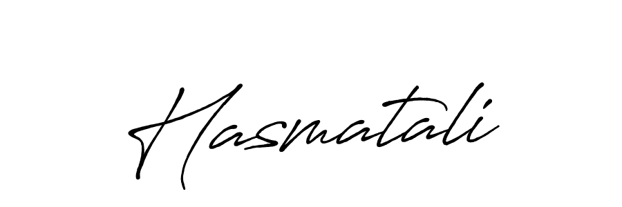 How to make Hasmatali name signature. Use Antro_Vectra_Bolder style for creating short signs online. This is the latest handwritten sign. Hasmatali signature style 7 images and pictures png