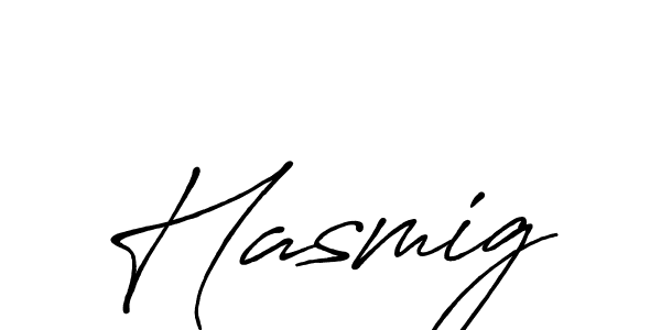 Make a beautiful signature design for name Hasmig. Use this online signature maker to create a handwritten signature for free. Hasmig signature style 7 images and pictures png