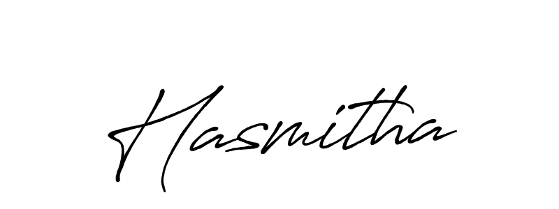 Create a beautiful signature design for name Hasmitha. With this signature (Antro_Vectra_Bolder) fonts, you can make a handwritten signature for free. Hasmitha signature style 7 images and pictures png