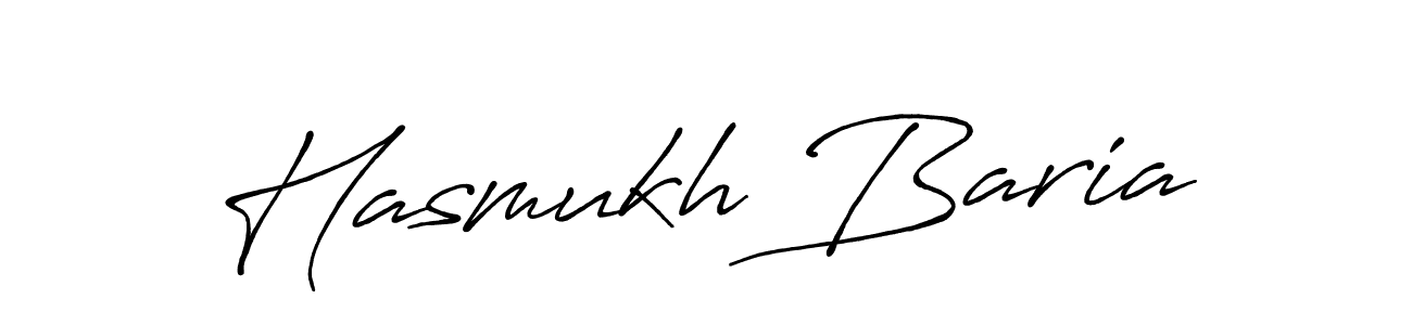 How to make Hasmukh Baria signature? Antro_Vectra_Bolder is a professional autograph style. Create handwritten signature for Hasmukh Baria name. Hasmukh Baria signature style 7 images and pictures png