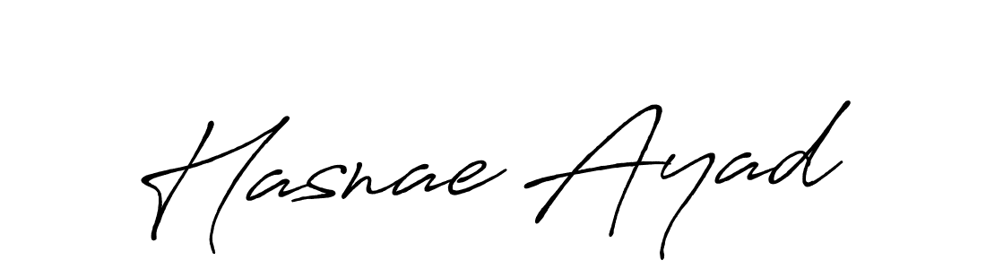 Here are the top 10 professional signature styles for the name Hasnae Ayad. These are the best autograph styles you can use for your name. Hasnae Ayad signature style 7 images and pictures png