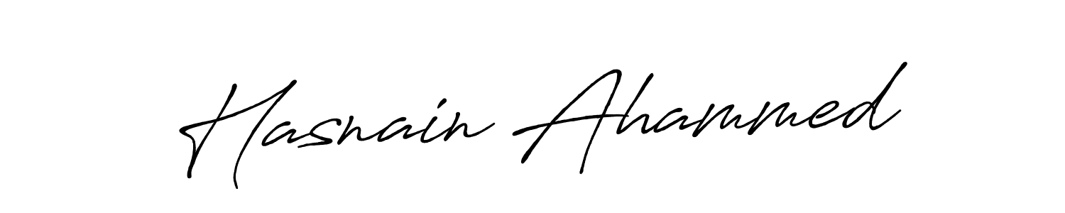 Antro_Vectra_Bolder is a professional signature style that is perfect for those who want to add a touch of class to their signature. It is also a great choice for those who want to make their signature more unique. Get Hasnain Ahammed name to fancy signature for free. Hasnain Ahammed signature style 7 images and pictures png
