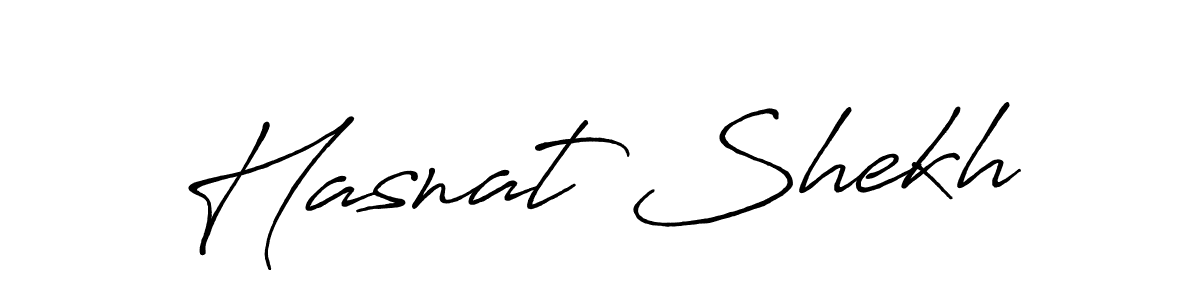 Hasnat Shekh stylish signature style. Best Handwritten Sign (Antro_Vectra_Bolder) for my name. Handwritten Signature Collection Ideas for my name Hasnat Shekh. Hasnat Shekh signature style 7 images and pictures png