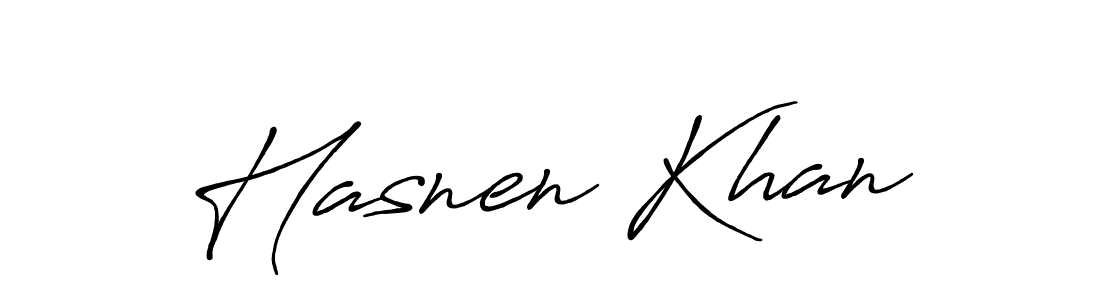 This is the best signature style for the Hasnen Khan name. Also you like these signature font (Antro_Vectra_Bolder). Mix name signature. Hasnen Khan signature style 7 images and pictures png