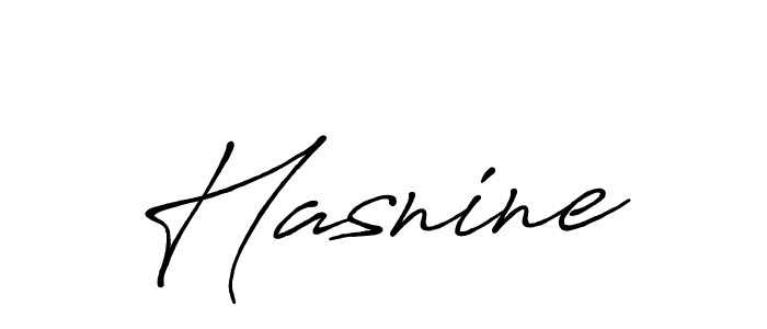 Create a beautiful signature design for name Hasnine. With this signature (Antro_Vectra_Bolder) fonts, you can make a handwritten signature for free. Hasnine signature style 7 images and pictures png