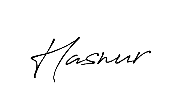 Create a beautiful signature design for name Hasnur. With this signature (Antro_Vectra_Bolder) fonts, you can make a handwritten signature for free. Hasnur signature style 7 images and pictures png