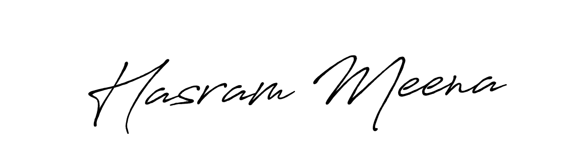 Once you've used our free online signature maker to create your best signature Antro_Vectra_Bolder style, it's time to enjoy all of the benefits that Hasram Meena name signing documents. Hasram Meena signature style 7 images and pictures png