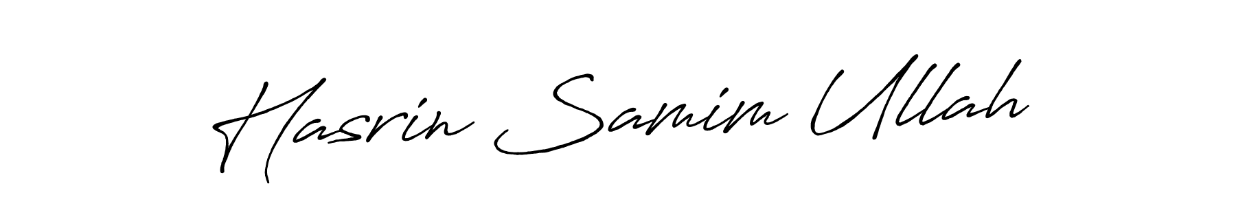 Use a signature maker to create a handwritten signature online. With this signature software, you can design (Antro_Vectra_Bolder) your own signature for name Hasrin Samim Ullah. Hasrin Samim Ullah signature style 7 images and pictures png