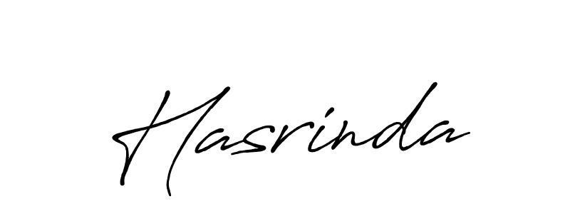 Use a signature maker to create a handwritten signature online. With this signature software, you can design (Antro_Vectra_Bolder) your own signature for name Hasrinda. Hasrinda signature style 7 images and pictures png