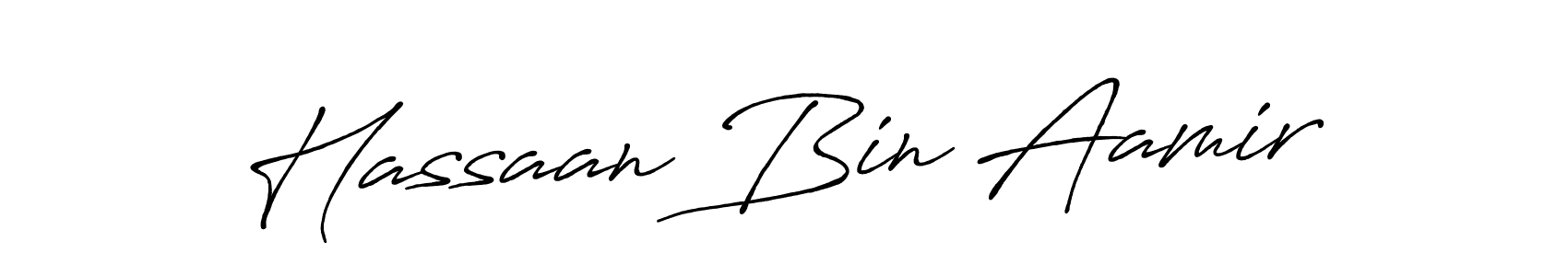 Make a beautiful signature design for name Hassaan Bin Aamir. Use this online signature maker to create a handwritten signature for free. Hassaan Bin Aamir signature style 7 images and pictures png