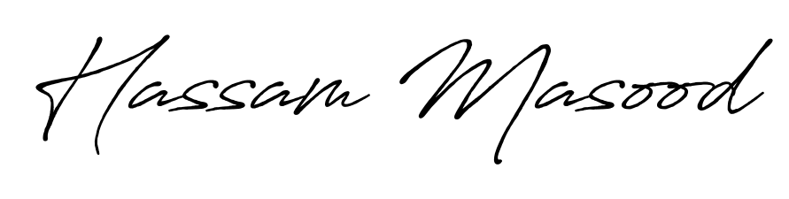 How to make Hassam Masood name signature. Use Antro_Vectra_Bolder style for creating short signs online. This is the latest handwritten sign. Hassam Masood signature style 7 images and pictures png