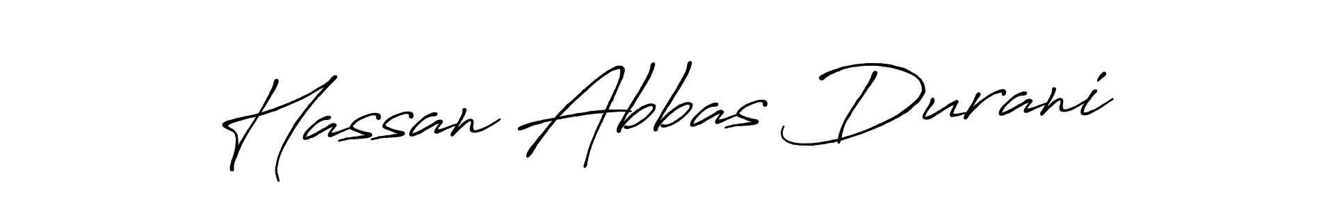 Also You can easily find your signature by using the search form. We will create Hassan Abbas Durani name handwritten signature images for you free of cost using Antro_Vectra_Bolder sign style. Hassan Abbas Durani signature style 7 images and pictures png