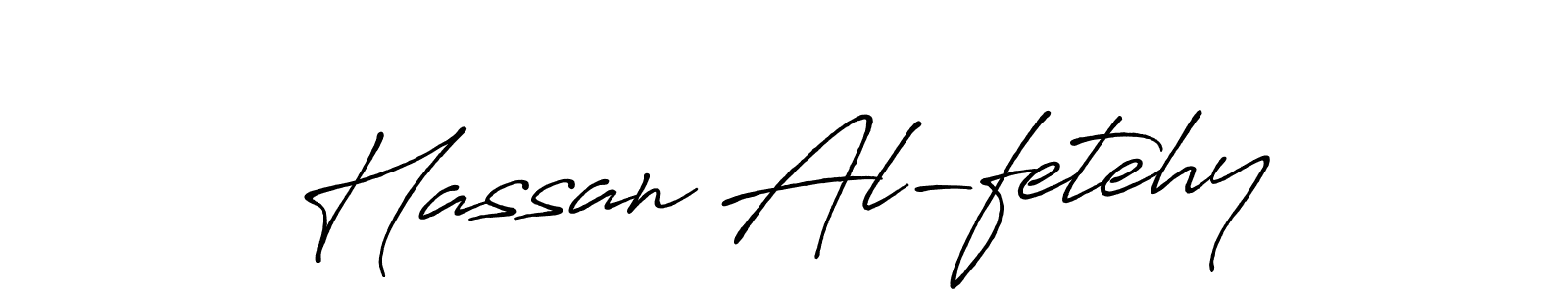 Use a signature maker to create a handwritten signature online. With this signature software, you can design (Antro_Vectra_Bolder) your own signature for name Hassan Al-fetehy. Hassan Al-fetehy signature style 7 images and pictures png