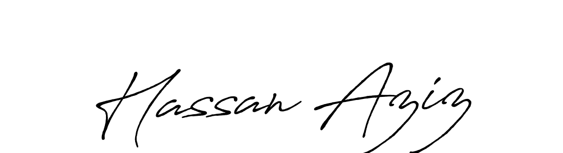 It looks lik you need a new signature style for name Hassan Aziz. Design unique handwritten (Antro_Vectra_Bolder) signature with our free signature maker in just a few clicks. Hassan Aziz signature style 7 images and pictures png