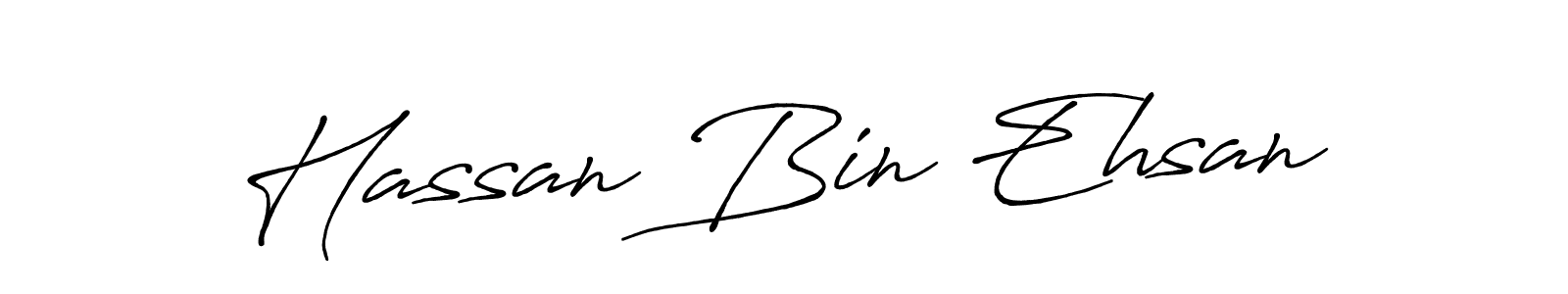 It looks lik you need a new signature style for name Hassan Bin Ehsan. Design unique handwritten (Antro_Vectra_Bolder) signature with our free signature maker in just a few clicks. Hassan Bin Ehsan signature style 7 images and pictures png